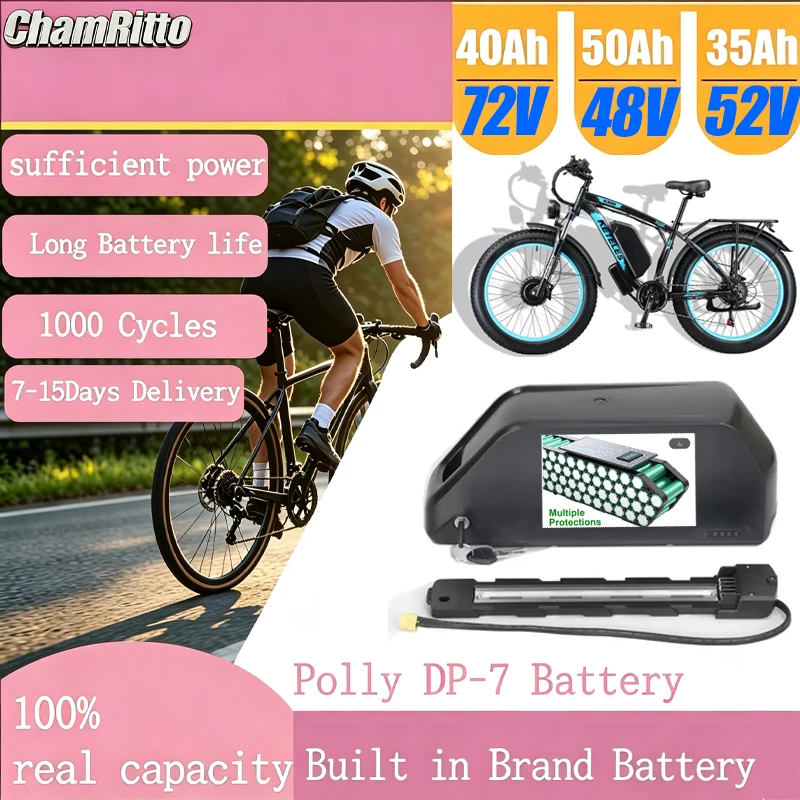 72V 50Ah 21700 Lithium Battery - Bateria do roweru elektrycznego ChampionPolly Ebike