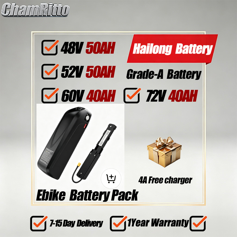 72V 50Ah 21700 Lithium Battery - Bateria do e-bike'a 21700 Hailong Polly