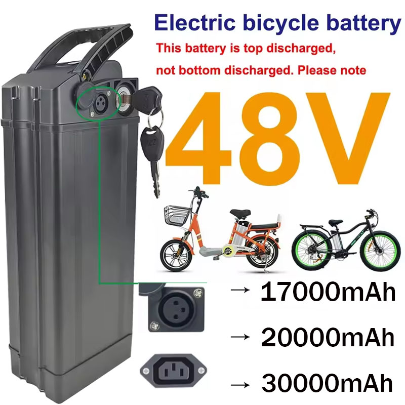 60V 50Ah Electric Scooter Battery - Bateria Silverfish do roweru elektrycznego, 48V,