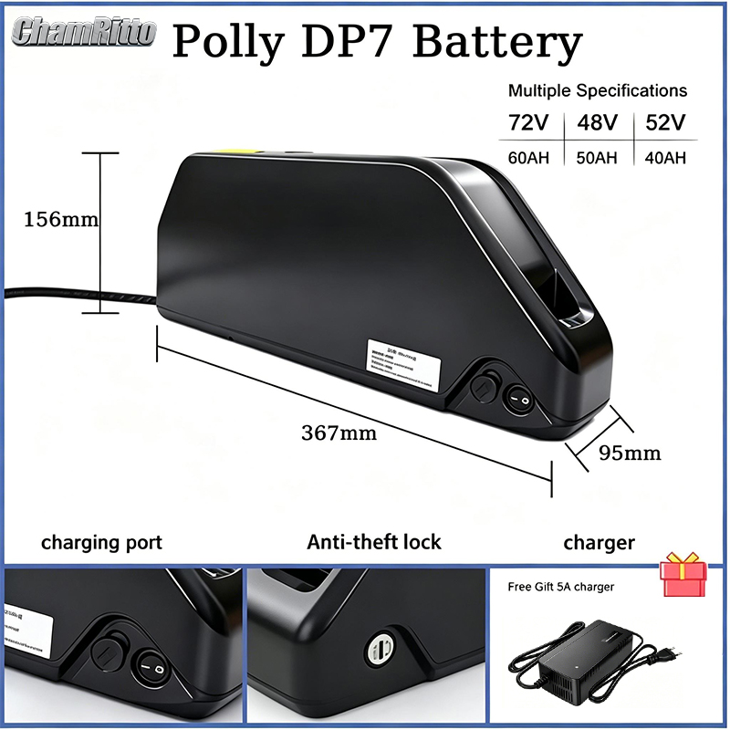 Akumulator do roweru elektrycz – 72V 50Ah 21700 Lithium Battery recenzja i cena