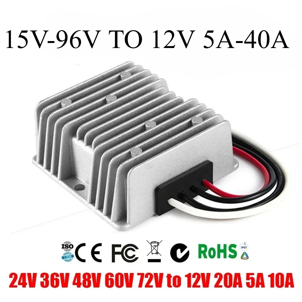 Buck 60v 60V-12V 20A 5A 10A 24 – 72V 15A Fast Charger recenzja i cena