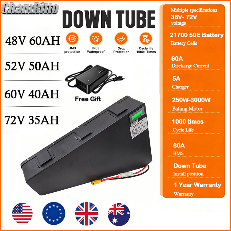 Rower elektryczny 60V 72V 3000 – 72V 50Ah 21700 Lithium Battery recenzja i cena