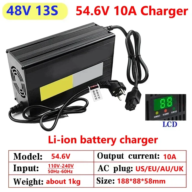 10A 48V 60V 72V ładowarka akum – 84V 20A Smart Charger recenzja i cena