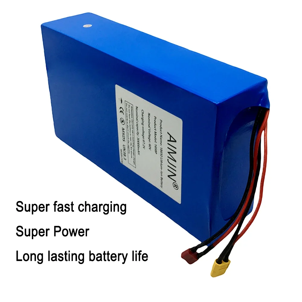 16S8p 1000-3000W Nowa bateria  – 60V 50Ah Electric Scooter Battery recenzja i cena