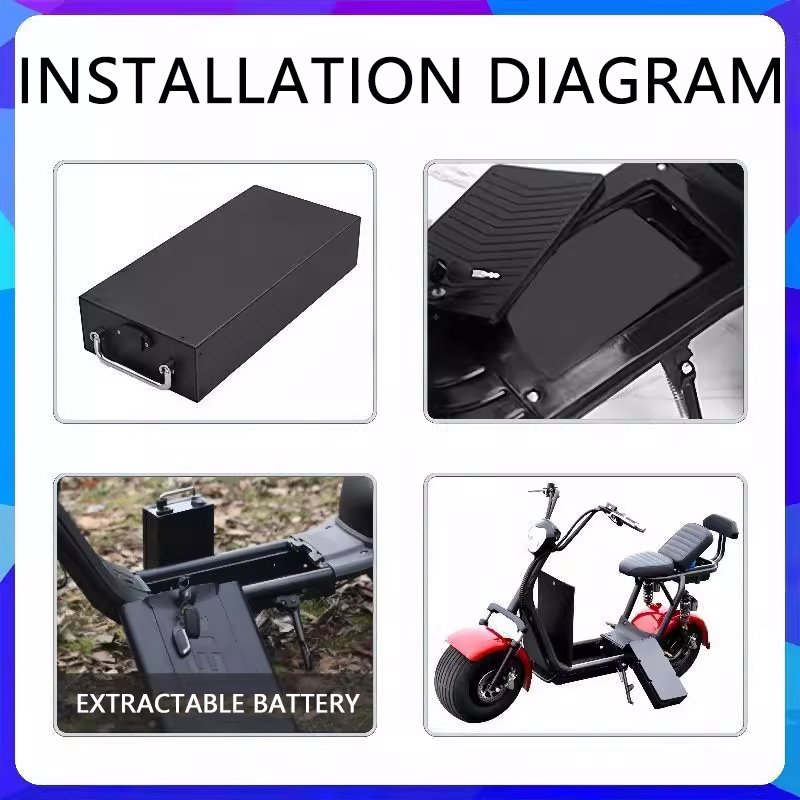 Nowa bateria litowa 60V 30Ah 4 – 60V 50Ah Electric Scooter Battery recenzja i cena