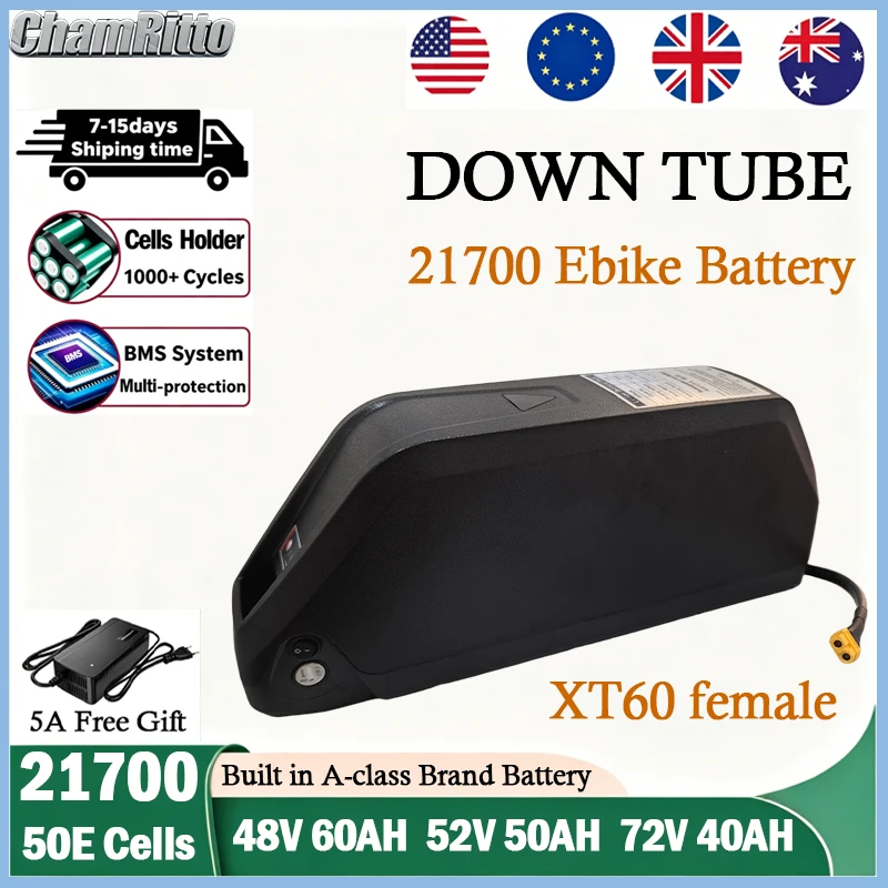 48V 52V 25Ah 30Ah 40Ah 50Ah 60 – 72V 50Ah 21700 Lithium Battery recenzja i cena