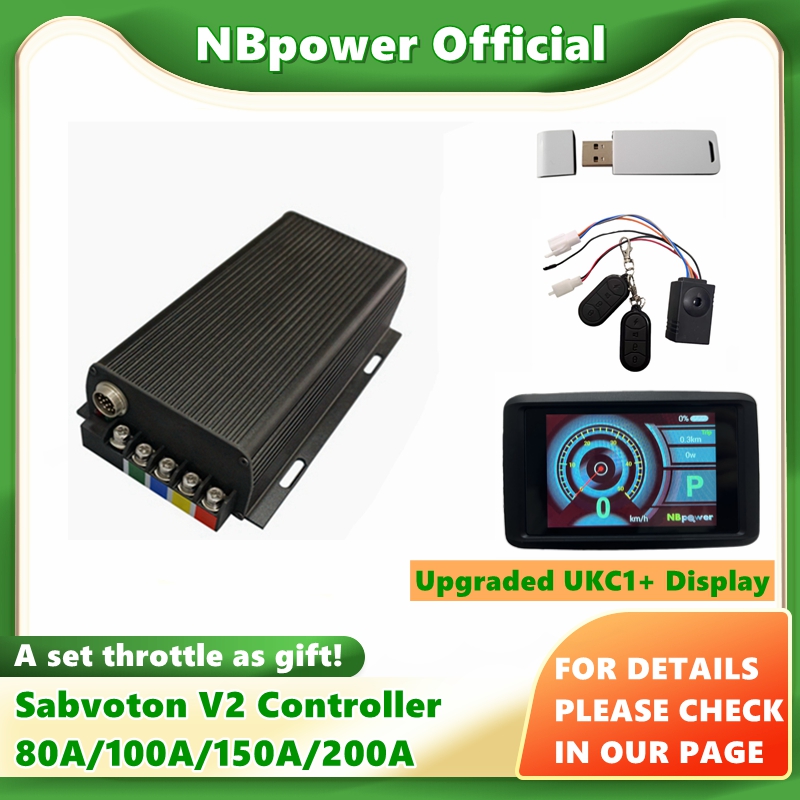 Zestaw programowalnego sterown – 72V 100A Sabvoton Controller recenzja i cena