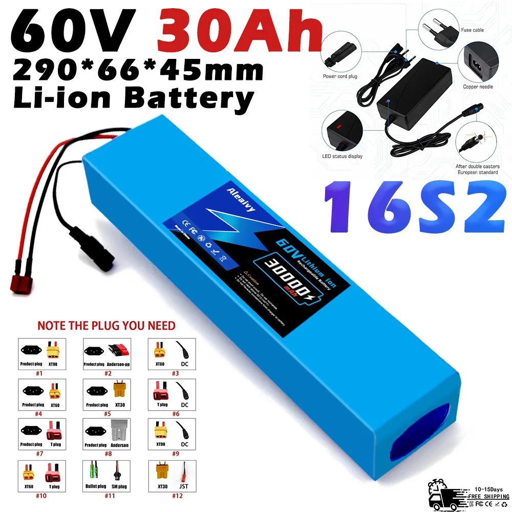 Ulepszony akumulator litowo-jo – 60V 50Ah Electric Scooter Battery recenzja i cena