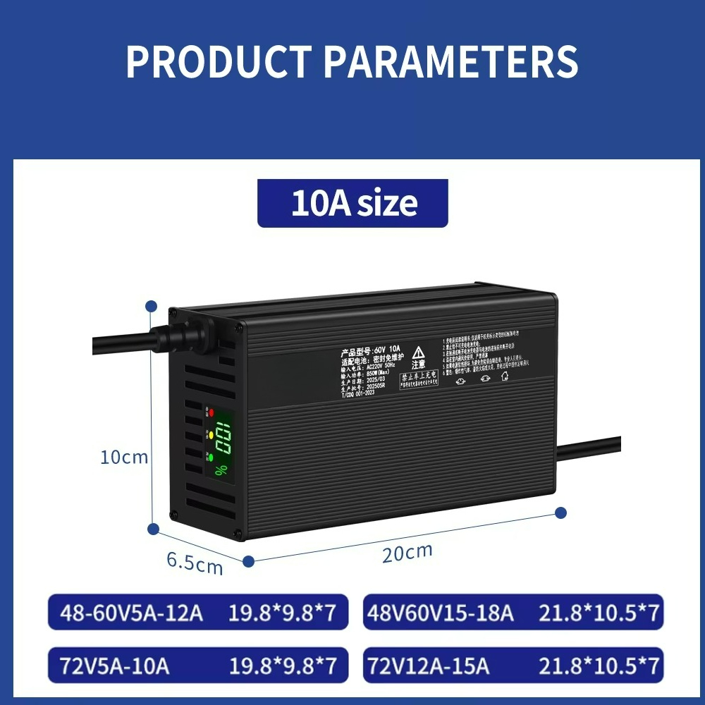 Aluminiowa obudowa, ładowarki/ – 72V 15A Fast Charger recenzja i cena