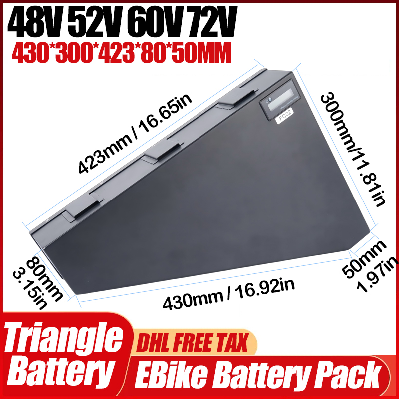 Akumulatory do rowerów elektry – 72V 50Ah 21700 Lithium Battery recenzja i cena